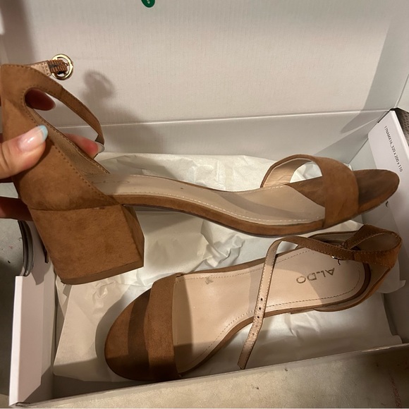 Brown Suede Heels - Picture 3 of 3